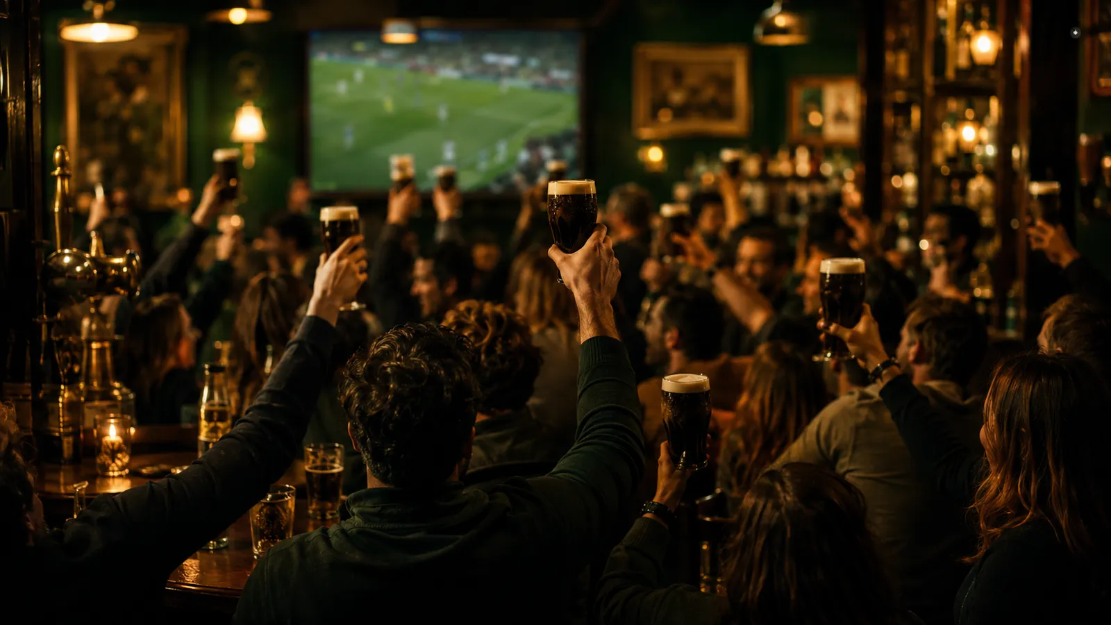 Match diffusé au pub